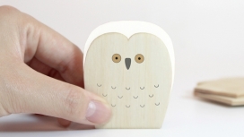 平板的动物园世界-木材切片分层的不同组合-伦敦Yang:Ripol设计师作品