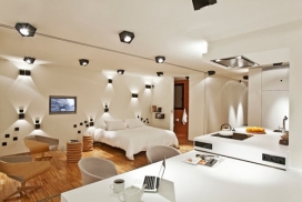 巴塞罗那独特概念艺术照明的阁楼公寓-DestinationBCN室内设计师作品