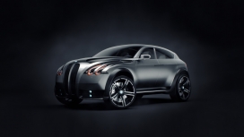 高清晰黑色宝马BMW-XS概念车壁纸