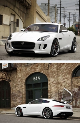 拉娜Del Rey的捷豹F-型跑车新面貌