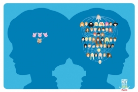 Parma儿童营养物质平面广告