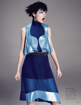 时尚古怪的秋天心情-Aurora Sansone彩妆外观幻想时装人像