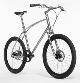 Paul Budnitz设计师作品-轻量级钛不锈钢框架自行车设计