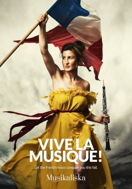 让我们的法国音乐征服你今年秋天-Marianne平面广告