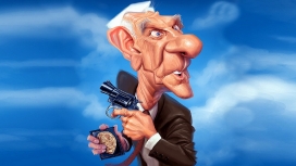 莱斯利-尼尔森卡通形象人