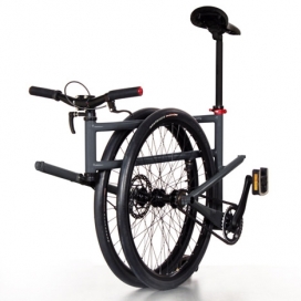 可以滚回家的折叠自行车-捷克Mikuláš Novotný设计者作品