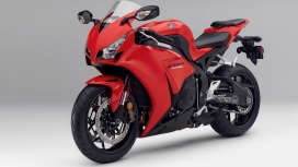 honda本田红色摩托车赛车壁纸