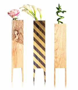 限量版木花瓶-德克萨斯州奥斯汀LEBORED工作室作品