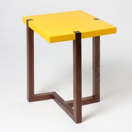 黄色边桌-荷兰Hugo Passos设计师作品