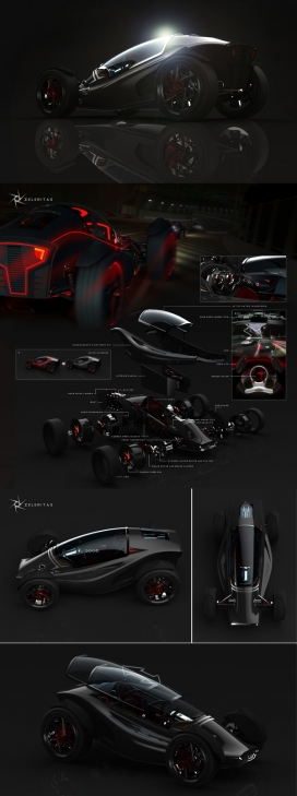 新加坡Willie Tay设计师作品-Zeleritas电动汽车