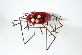 生锈的铁家具-以色列Studio9家居设计机构作品