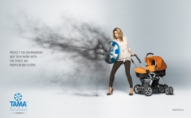 Tama空气净化过滤器平面广告