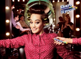 曼妥思糖果与零食平面广告