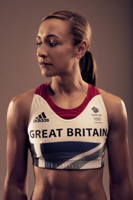 奥运冠军Jessica Ennis杰西卡・恩尼斯过去5年的照片-英国伦敦Graham Hughes摄影师作品