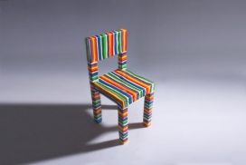 Sugarchair彩虹凳-美国纽约Pieter Brenner家居设计师作品