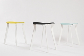 ave凳子-墨西哥Moises Hernandez家居摄影师作品，灵感来自于鸟类的飞行