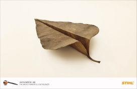 斯蒂尔飞机吹叶机平面广告