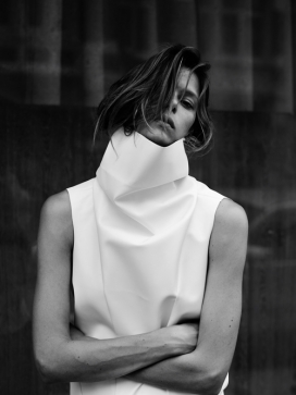 爱丽丝-黑白人像摄影