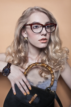 时尚的金发眼镜“书呆子”-乌克兰基辅Juliia Christ时尚摄影师达人作品