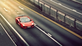 红色lamborghini兰博基尼红色跑车壁纸