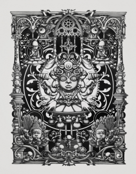 英国伦敦Joe Fenton设计师作品-手绘壁画插画