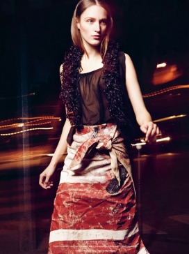 弗兰西穆勒-法国设计师马塞尔・马龙朱邦冬季时尚时装秀