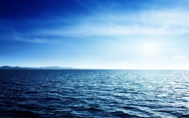 高清晰蓝海洋背景壁纸