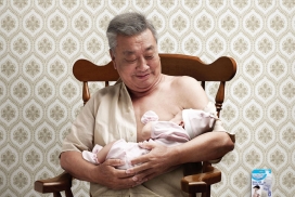 保姆母乳储存袋平面广告