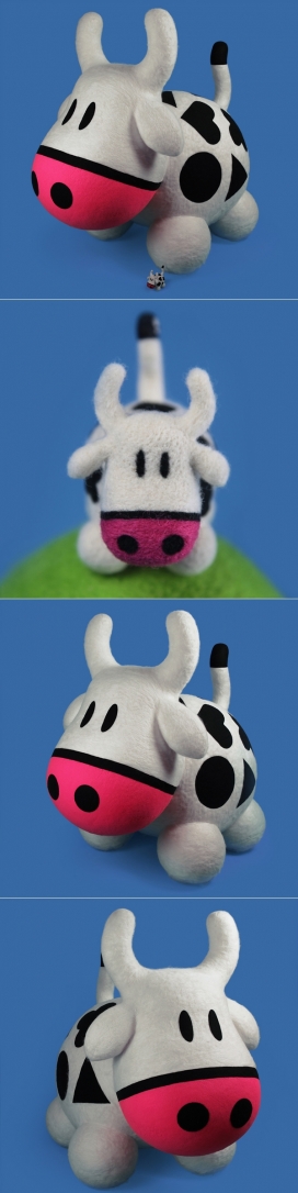 奶牛娃娃-英国伦敦Amaury Lemal玩具设计师作品