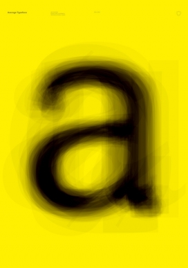 Average Typeface普通字母字体设计-捷克布拉格Jan Vranovský品牌设计师作品