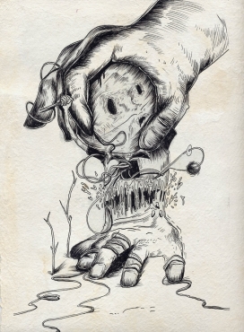 墨西哥Mother Junkie插画师作品-铅笔手绘MJ/插图