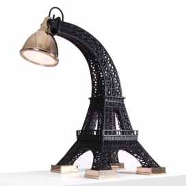 巴黎艾菲尔铁塔青铜台灯-比利时艺术家Job设计作品，一个上下颠倒的的泰姬陵