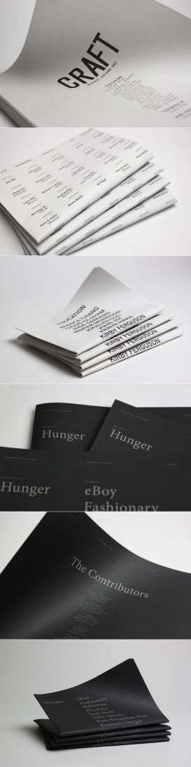 大气的Bracket Vol. 01―04海报刊物宣传册设计-新加坡SILNT工作室作品