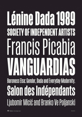 美国Michael Jarboe设计师作品-丰厚的英文海报排版设计