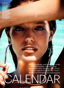 日历女孩-艾米莉美女美诱样式摄影