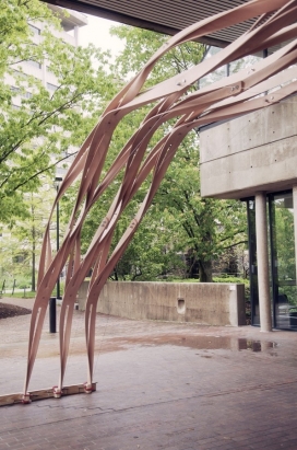 TAKING STOCK胶合板伸缩扩展“凉亭”-美国德克萨斯州Nicolas Rivard