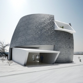 国内蒙古鄂尔多斯蒙古包建筑-纽约建筑师Multiplicities作品