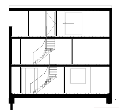 木条纹螺旋楼梯Rieteiland-oost别墅-荷兰阿姆斯特丹Egeon建筑事务所作品---酷图编号11