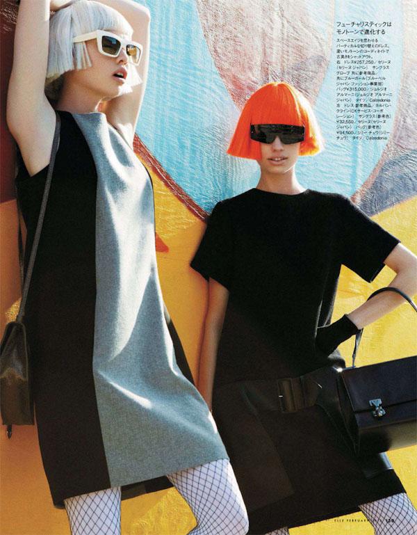 丰富多彩的三重奏-ELLE世界时装之苑日本,轻松愉快的“图画小说”时尚故事---酷图编号2