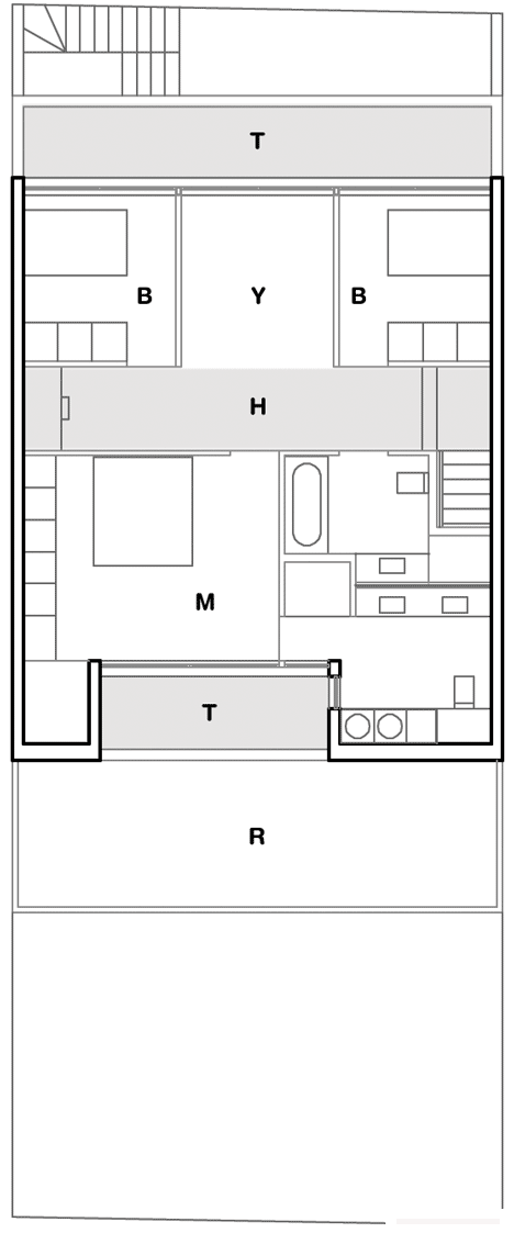 外露砖墙内饰ZBL House房屋建筑-以色列Paritzki & Liani建筑事务所作品---酷图编号1035806