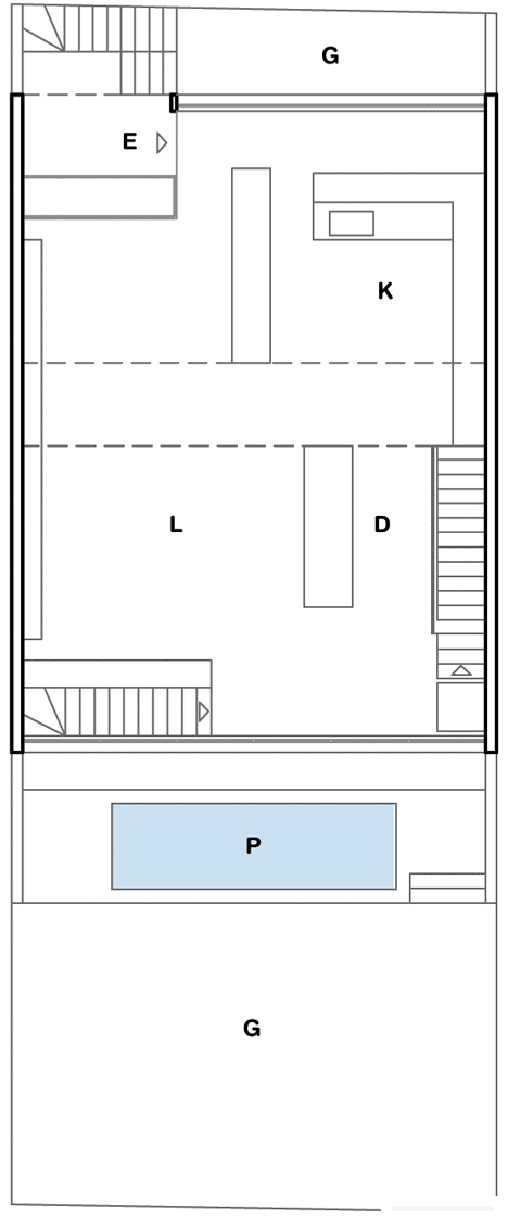 外露砖墙内饰ZBL House房屋建筑-以色列Paritzki & Liani建筑事务所作品---酷图编号1035807