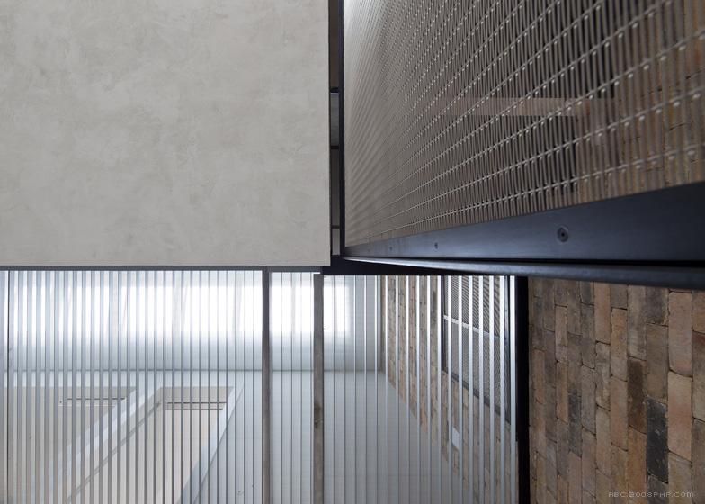 外露砖墙内饰ZBL House房屋建筑-以色列Paritzki & Liani建筑事务所作品---酷图编号1035828