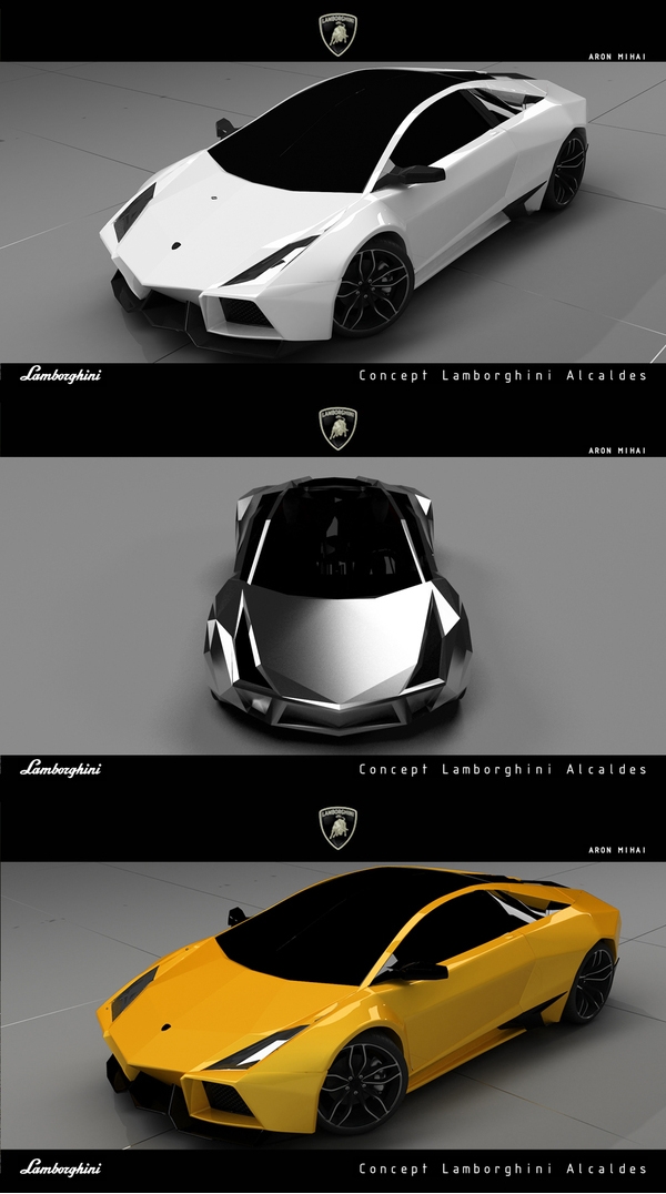 新lamborghini兰博基尼跑车-罗马尼亚布加勒斯特Mihai Aron工业设计师作品图片