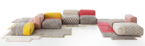 不同形状的沙发-西班牙Patricia Urquiola家居产品设计师作品---酷图编号1