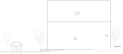 Y形木柱楼,两间卧室和一个传统的日式房间,以及三个独立的阁楼。客厅,餐厅和厨房都设在一楼-日本Hiroyuki Shinozaki建筑师作品---酷图编号24