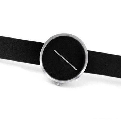 来自意大利Denis Guidone顶级设计师作品-黄铜版棕色麂皮表带手表设计---酷图编号1037430