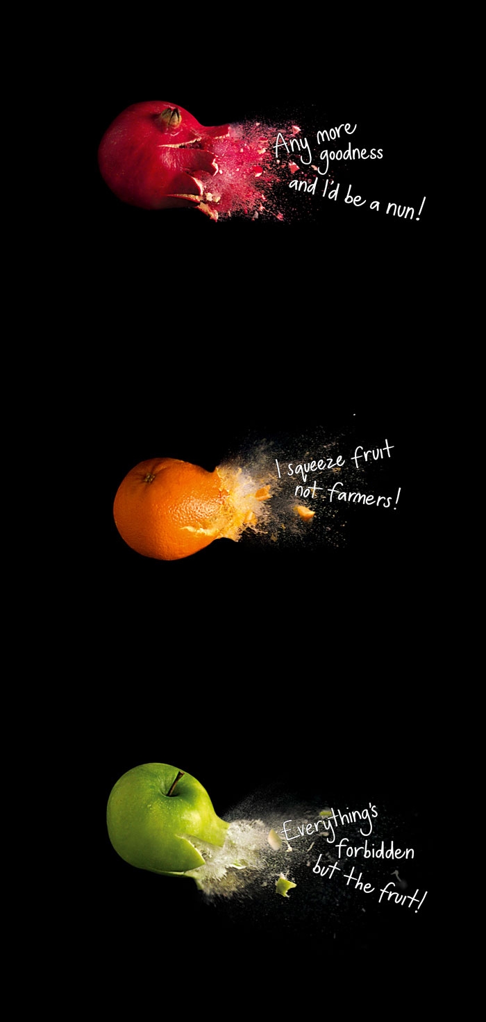 爆炸水果-世界上第一个数字互动软饮料品牌Juiceburst包装设计图片