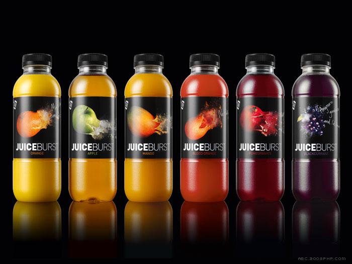 爆炸水果-世界上第一个数字互动软饮料品牌Juiceburst包装设计---酷图编号3
