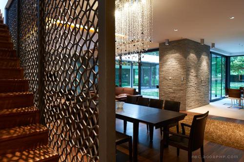 匈牙利带室内游泳池U形别墅建筑-布达佩斯DÉR建筑师作品---酷图编号12