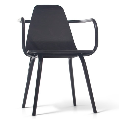 蒸汽弯曲复合木Tram椅子-奥地利Thomas Feichtner家居设计师作品为捷克家具品牌TON量身打造的图片